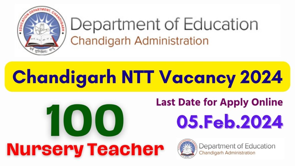 Chandigarh NTT Vacancy 2024