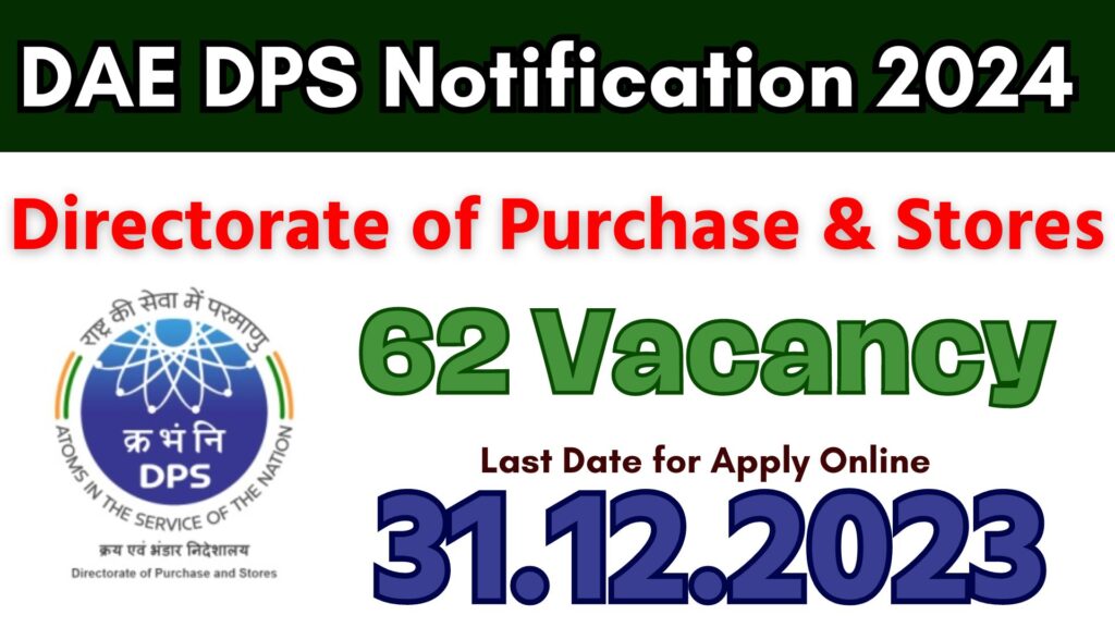 DAE DPS Notification 2024