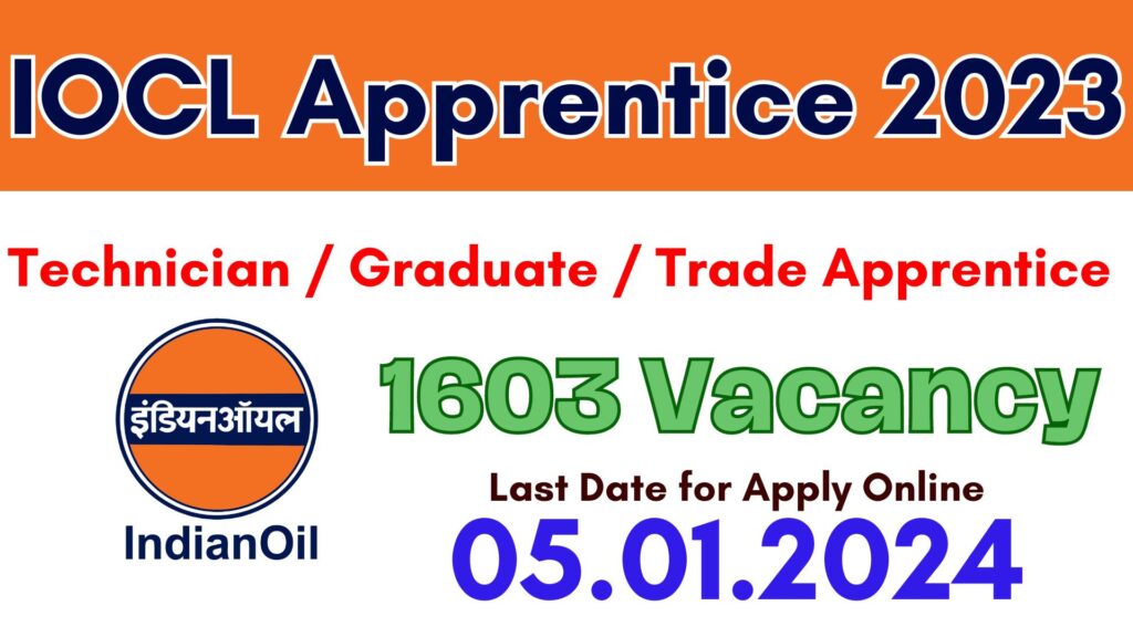 IOCL Apprentice Recruitment 2023