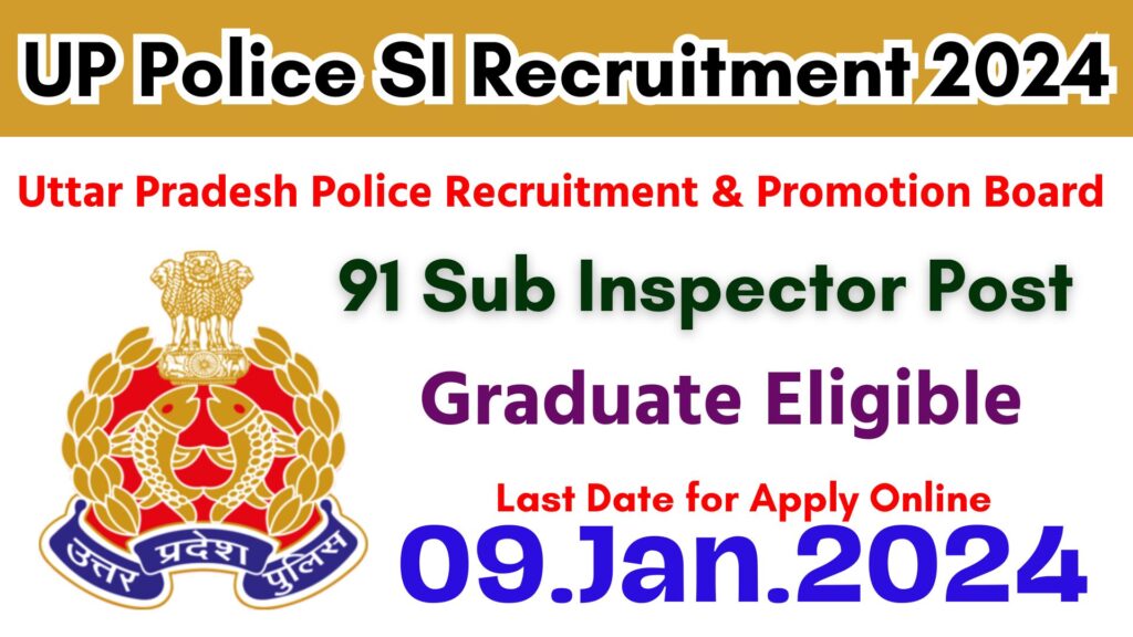 UP Police SI Recruitment 2024