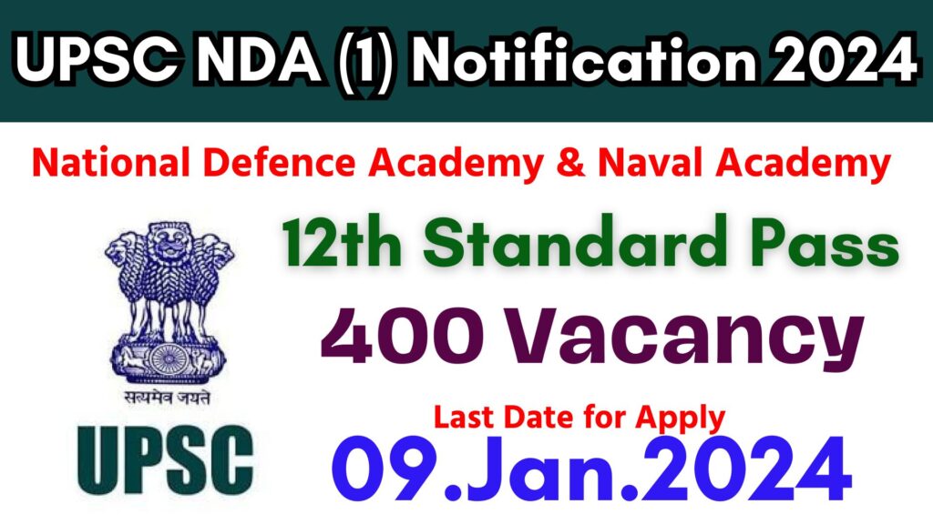 UPSC NDA (1) 2024 Notification