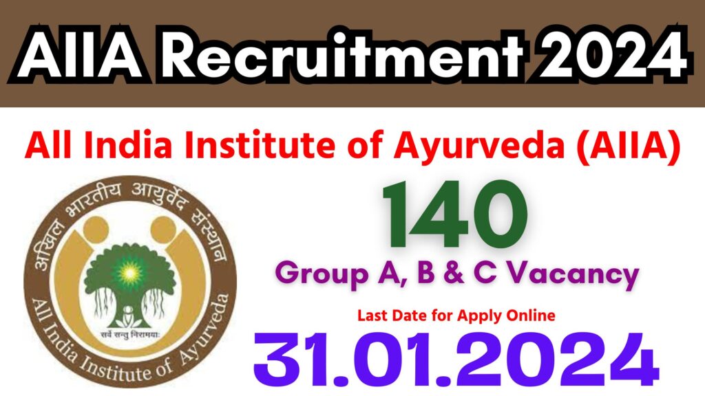 AIIA Recruitment 2024