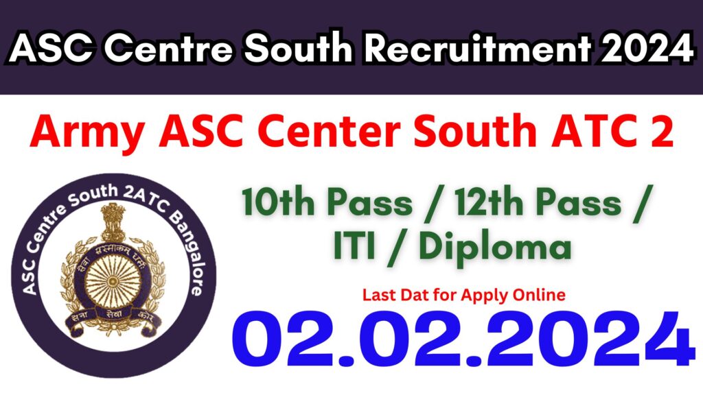 ASC Centre South Recruitment 2024