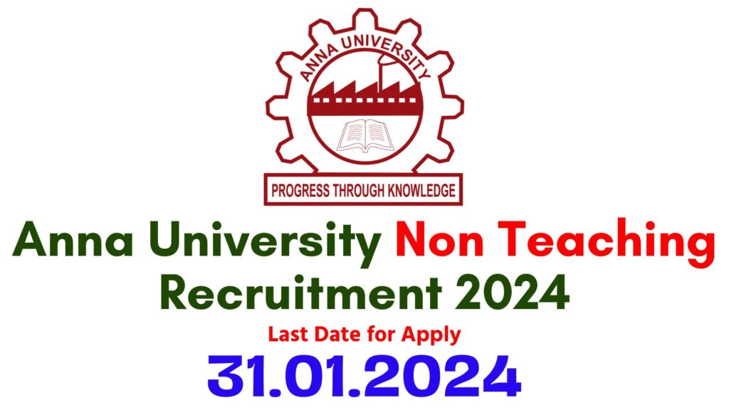 Anna University Recruitment 2024