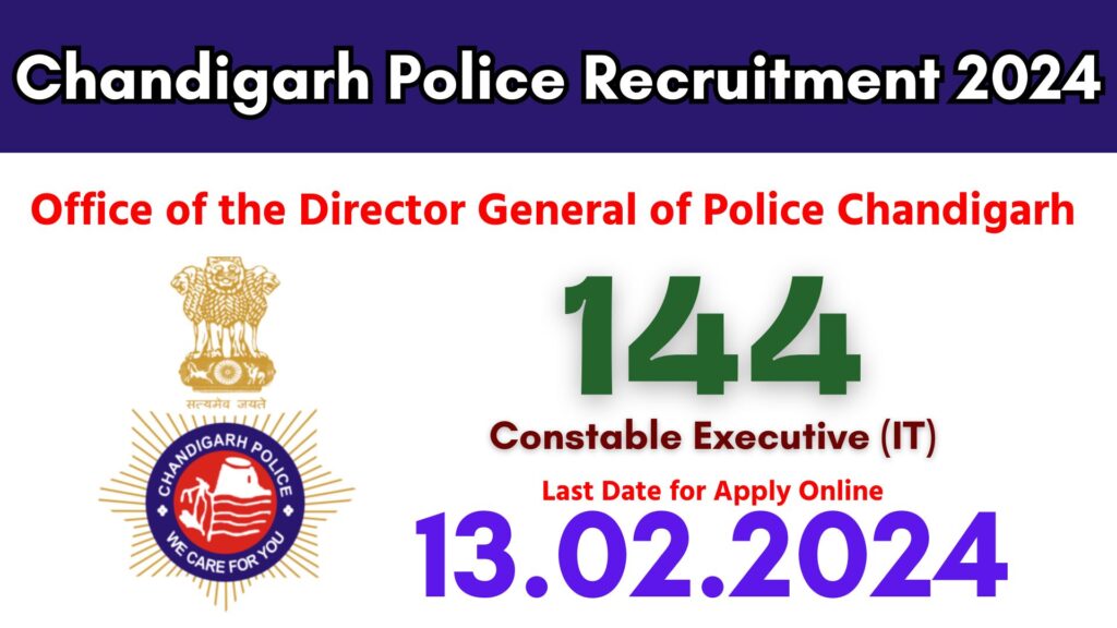 Chandigarh Police Constable Recruitment 2024