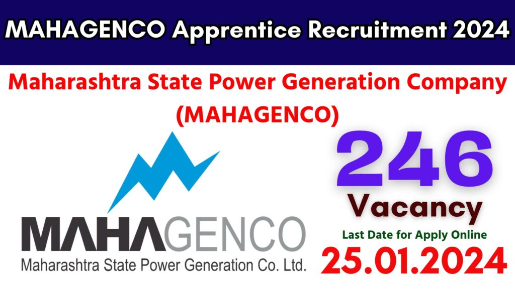 MAHAGENCO Apprentice Recruitment 2024