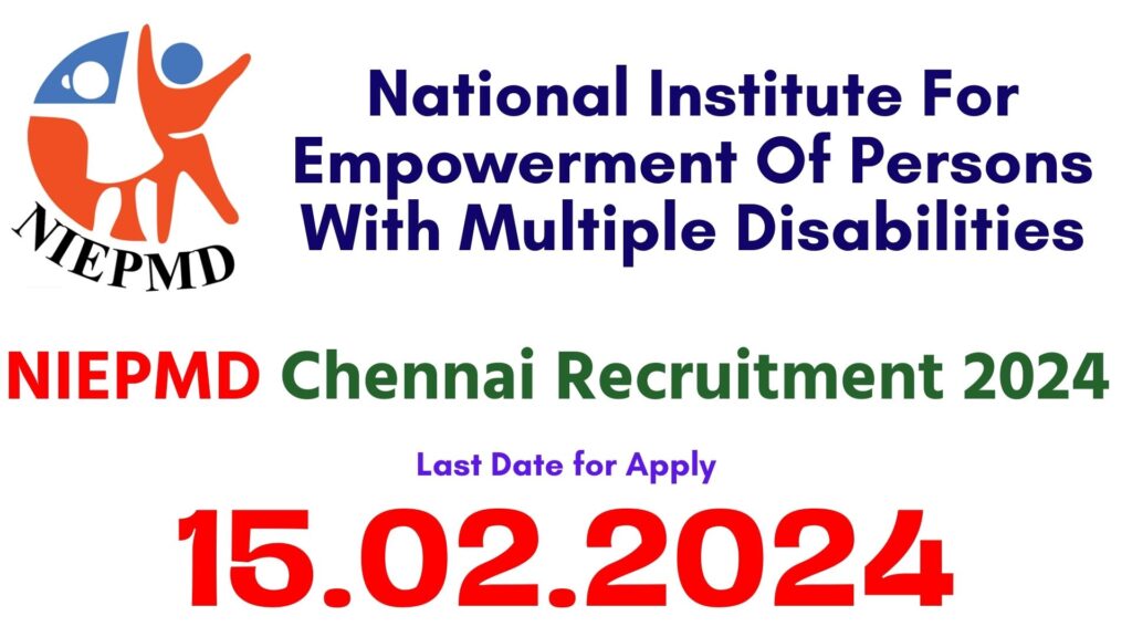 NIEPMD Recruitment 2024
