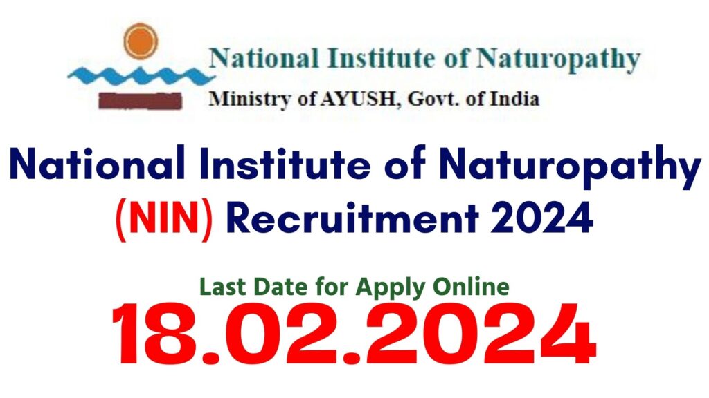 NIN Pune Recruitment 2024