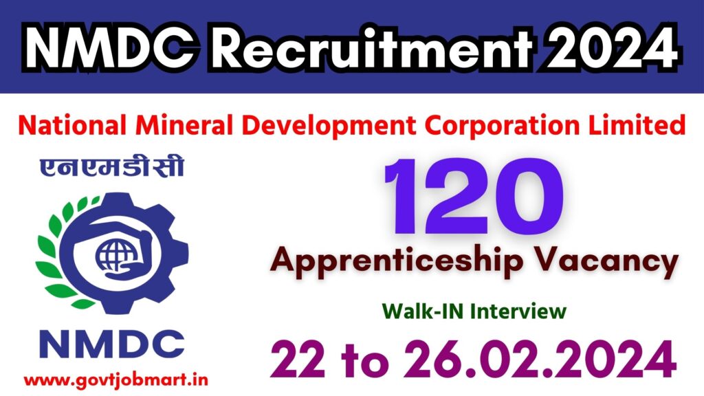 NMDC Recruitment 2024