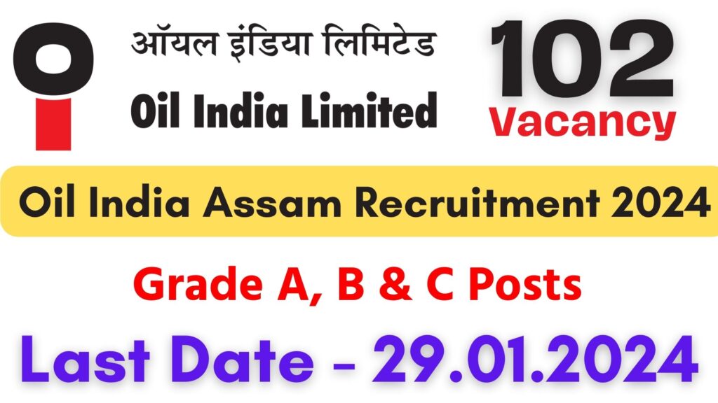 Oil India Assam Recruitment 2024