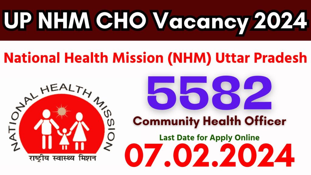 UP NHM CHO Vacancy 2024