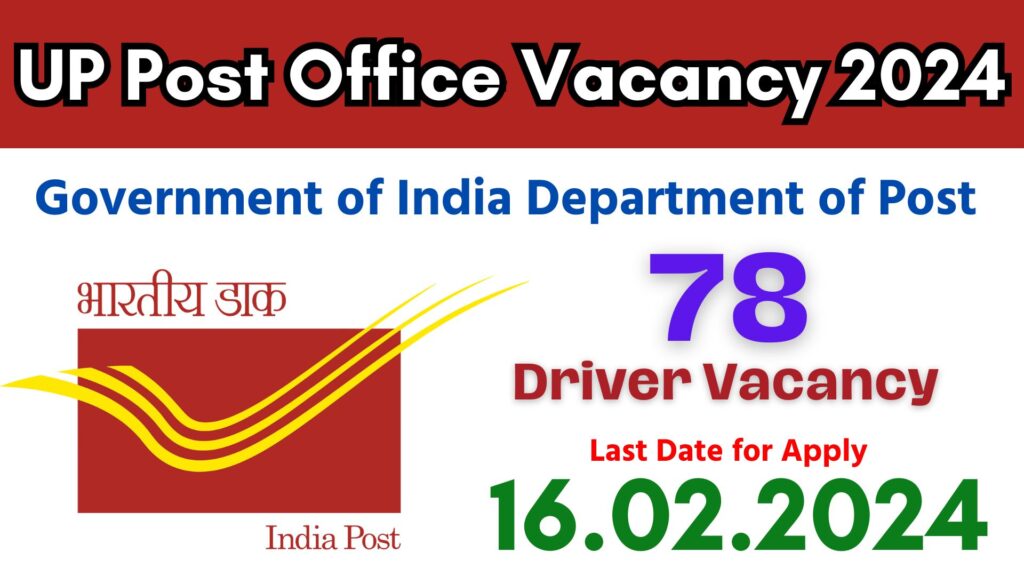 UP Post Office Vacancy 2024