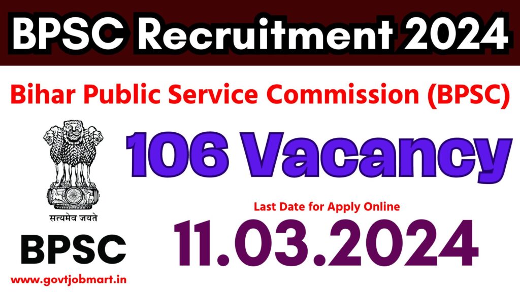 BPSC Assistant Architect Recruitment 2024