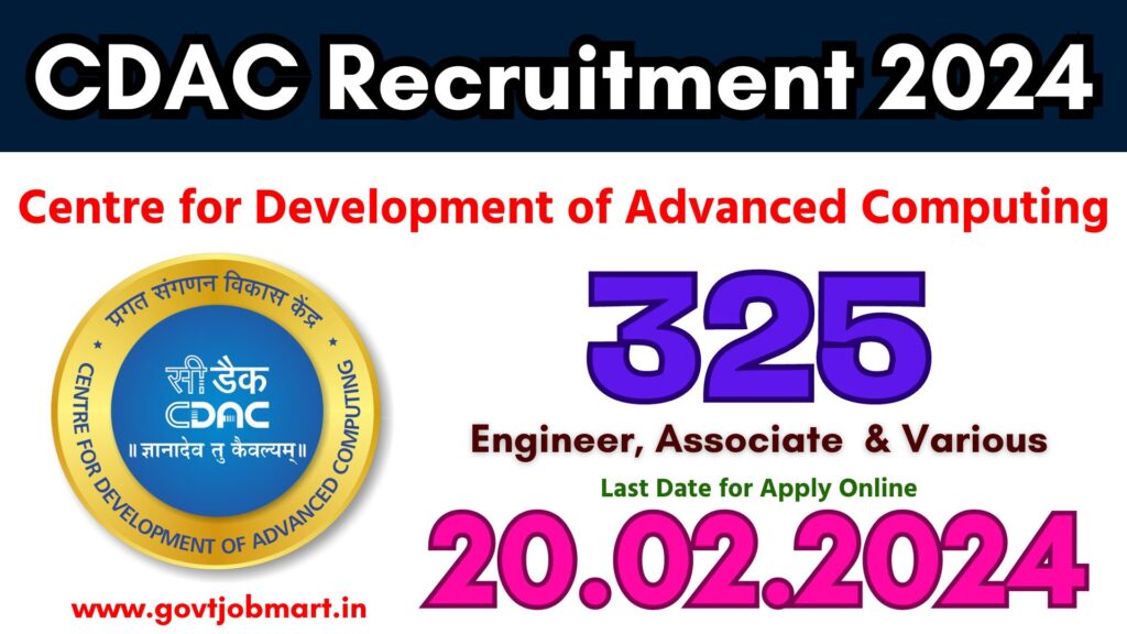 CDAC Recruitment 2024