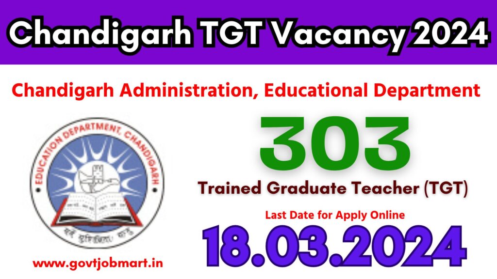 Chandigarh TGT Vacancy 2024