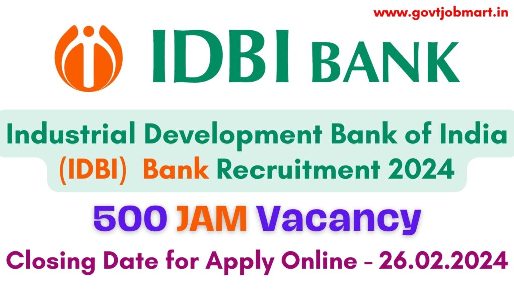 IDBI PGDFB Recruitment 2024