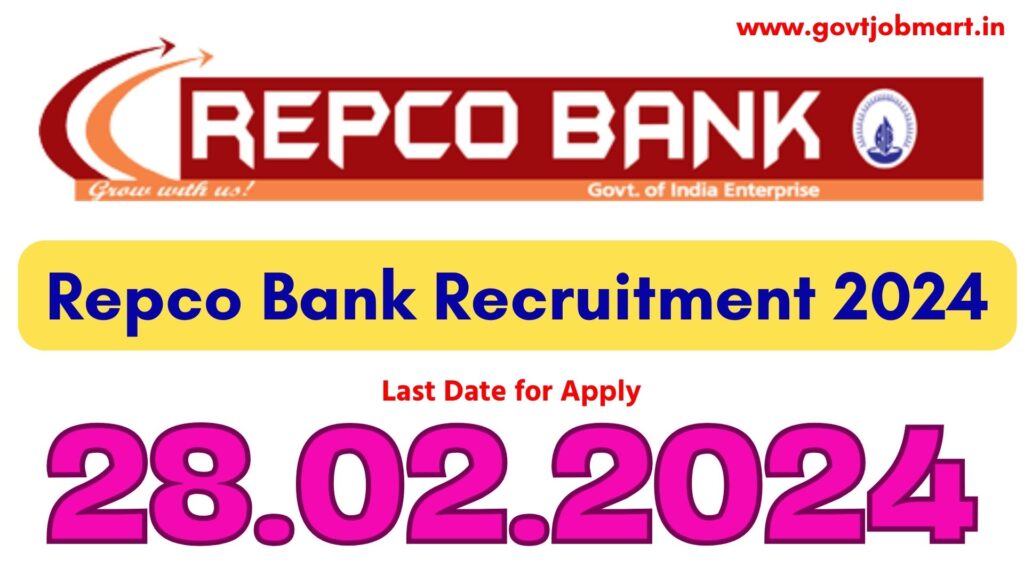 Repco Bank Recruitment 2024