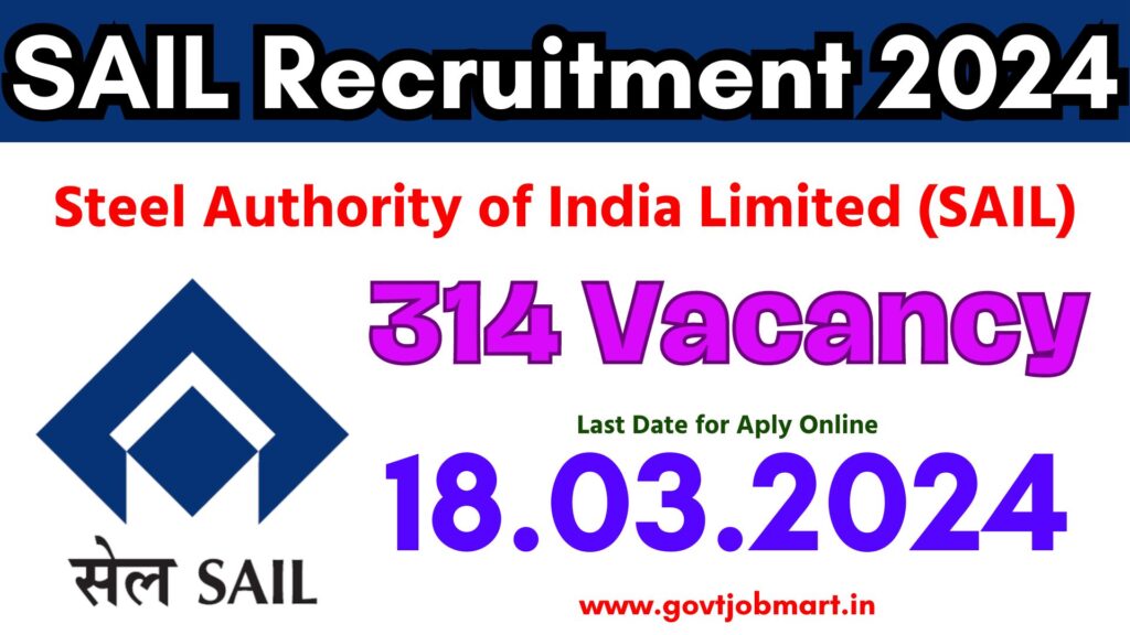SAIL Recruitment 2024