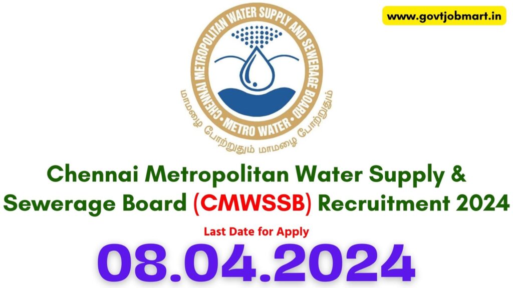 CMWSSB Recruitment 2024