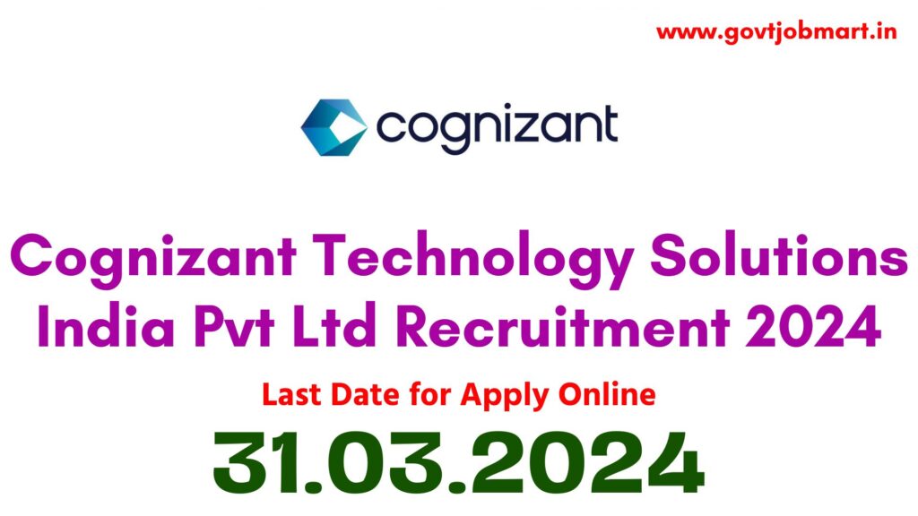 Cognizant HR Jobs Chennai 2024
