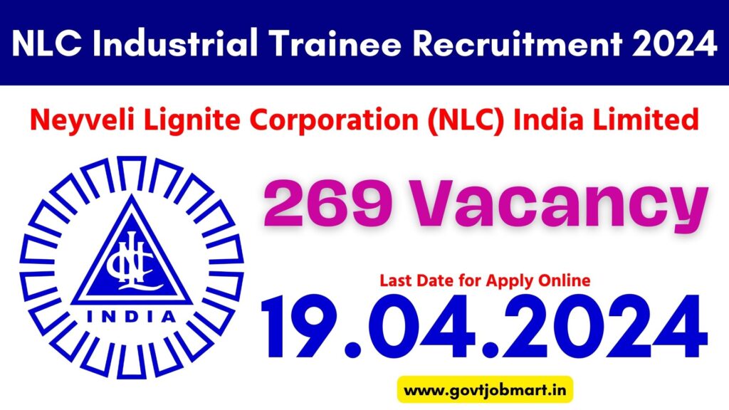 NLC Industrial Trainee Recruitment 2024