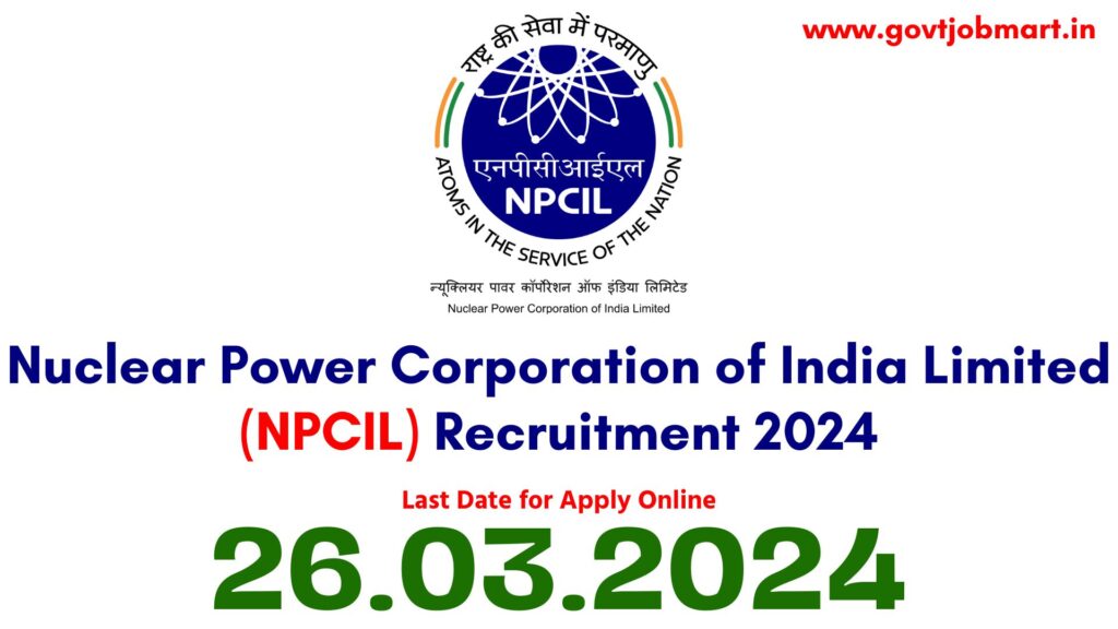 NPCIL Executive Trainee Recruitment 2024