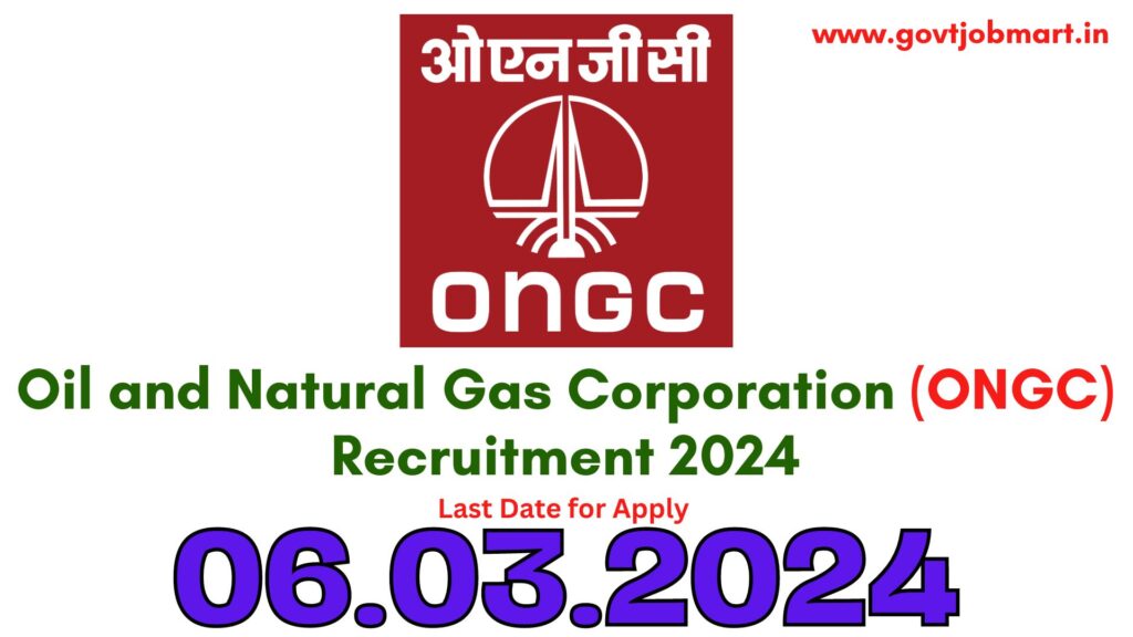 ONGC Recruitment 2024