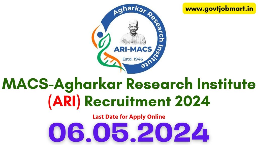 MASC ARI Recruitment 2024