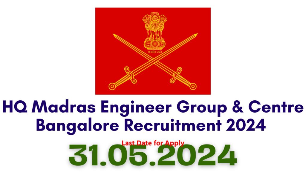 Indian Army HQ Madras Recruitment 2024
