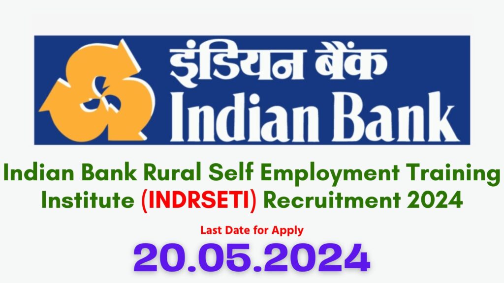 Indian Bank Recruitment 2024