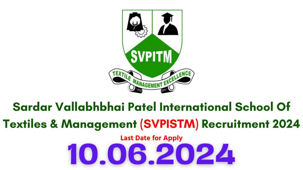 SVPISTM Coimbatore Recruitment 2024