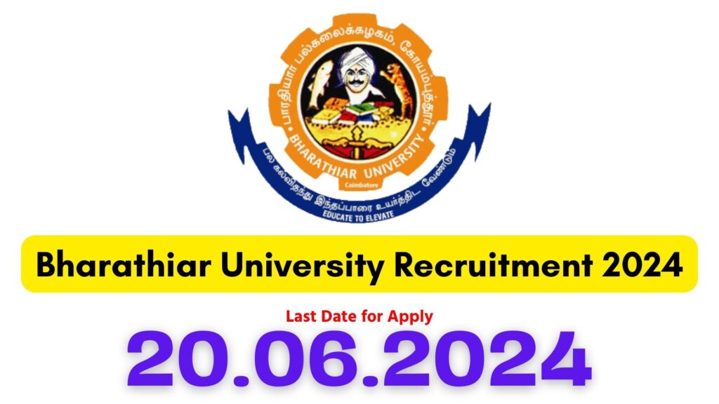 Bharathiar University Recruitment 2024