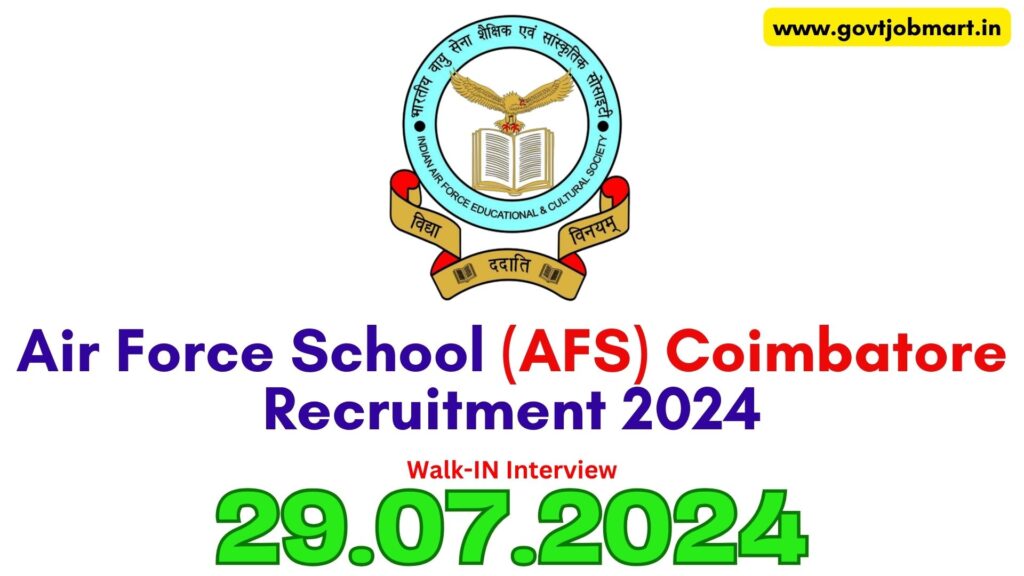 AFS Coimbatore Recruitment 2024
