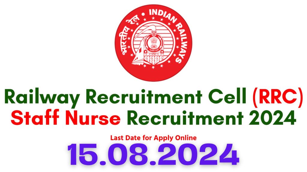Central Railway Staff Nurse Recruitment 2024