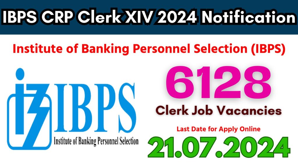 IBPS CRP Clerk 14 Recruitment 2024