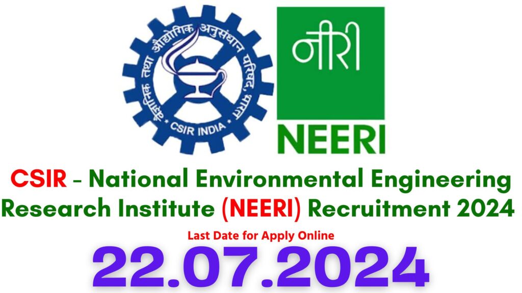 NEERI Chennai Recruitment 2024