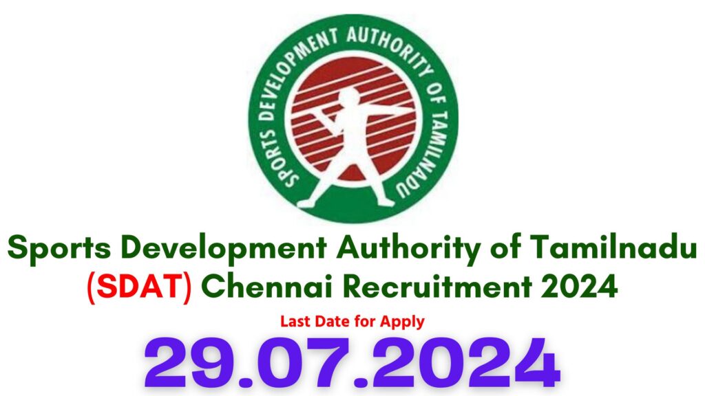 SDAT Chennai Recruitment 2024