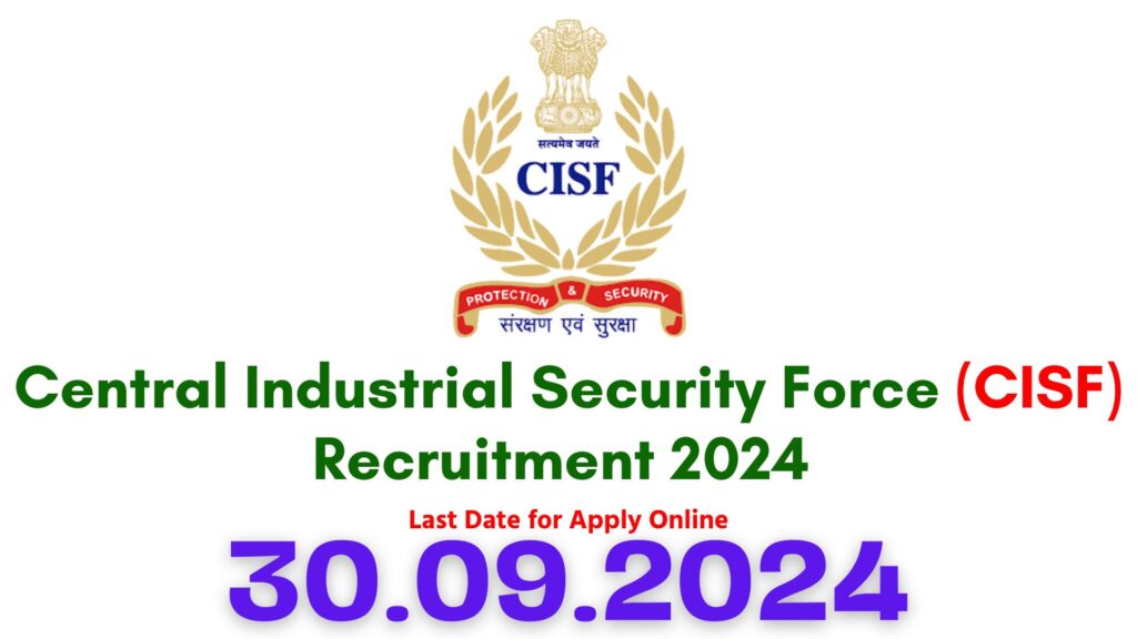 CISF Constable Fire Recruitment 2024