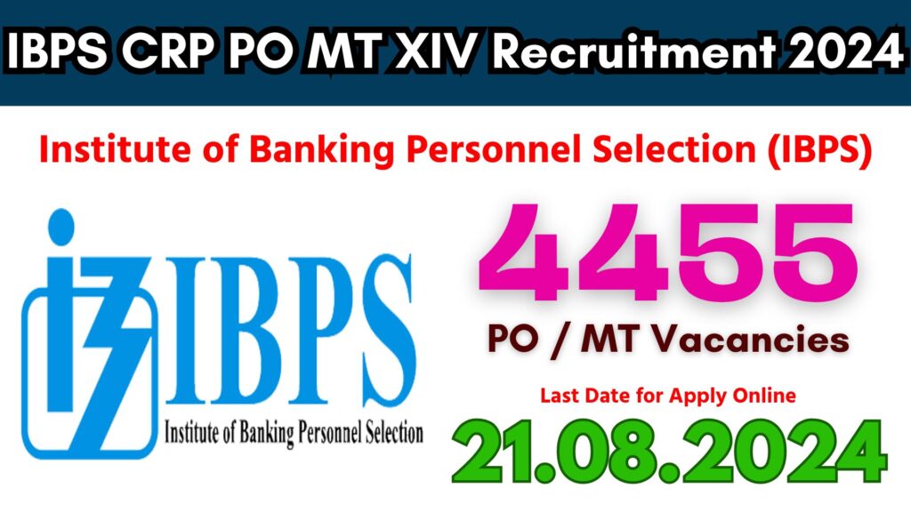 IBPS CRP PO MT XIV Recruitment 2024