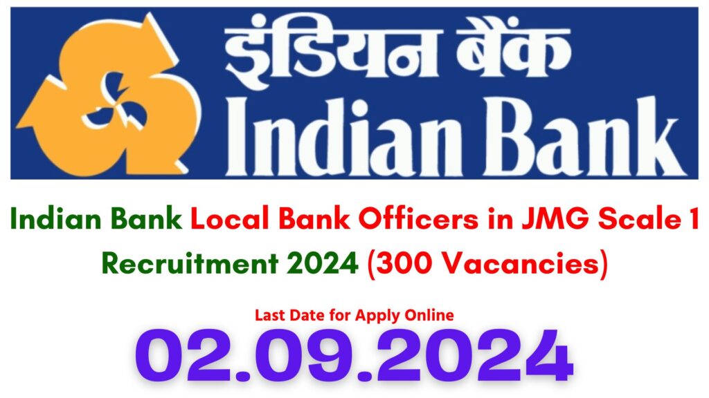 Indian Bank Scale 1 Officer Recruitment 2024
