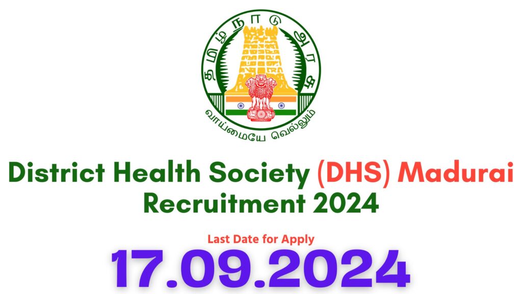 Madurai DHS Recruitment 2024