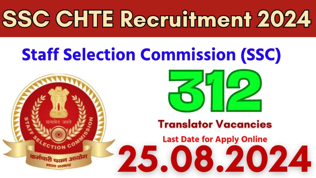 SSC Combined Hindi Translator Vacancy 2024