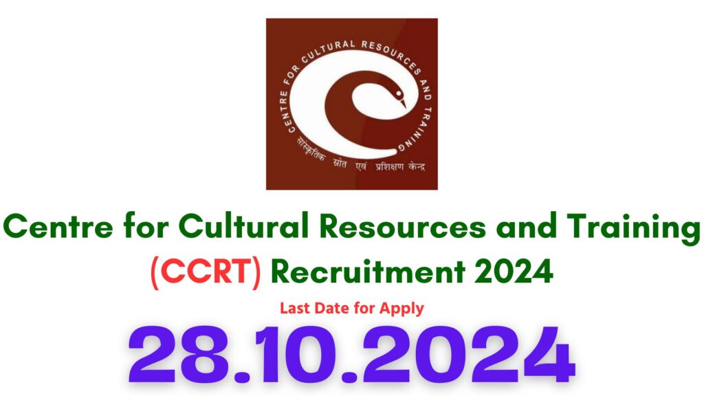 CCRT Group C & B Recruitment 2024