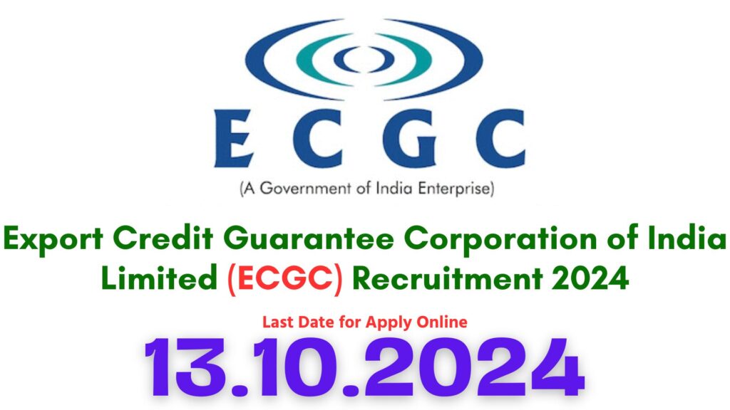 ECGC Probationary Officer Recruitment 2024