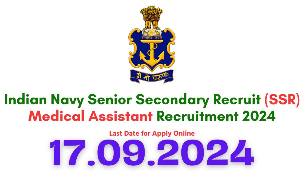 Indian Navy Medical Assistant Recruitment 2024