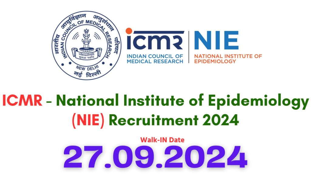 NIE Chennai Recruitment 2024