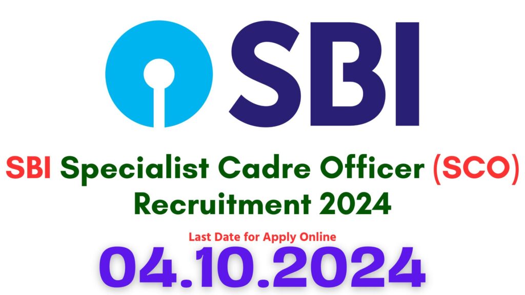 SBI Specialist Cadre Officer Recruitment 2024