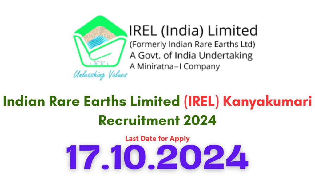 IREL Kanyakumari Apprentice 2024