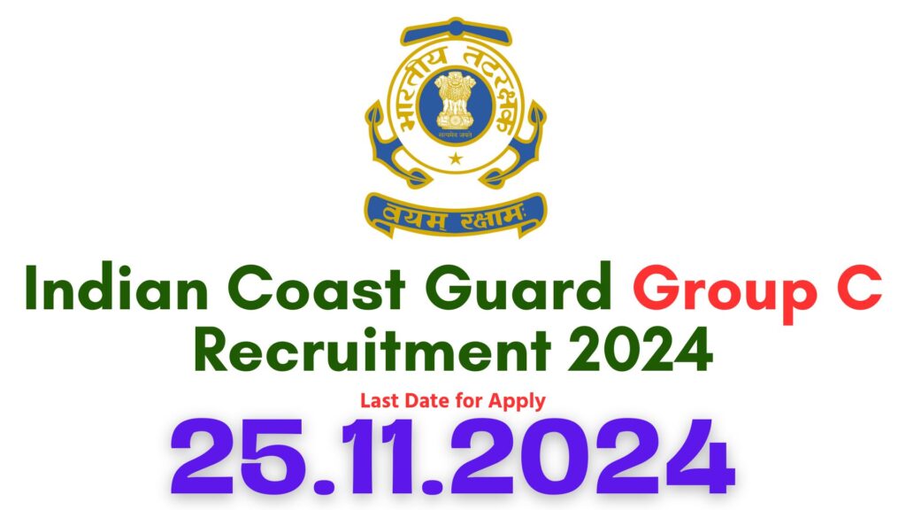 Indian Coast Guard Group C Recruitment 2024