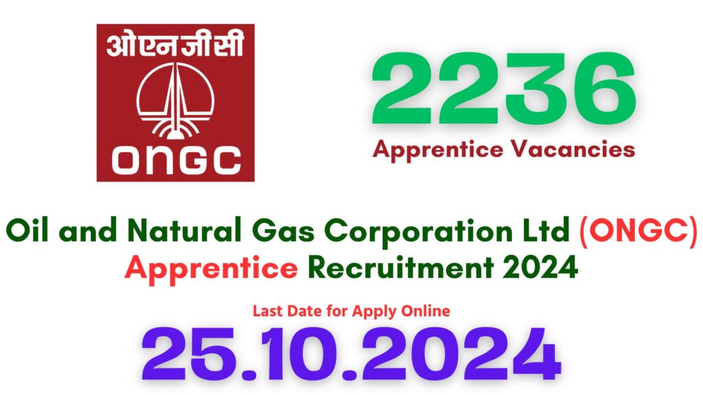 ONGC Apprentice Recruitment 2024
